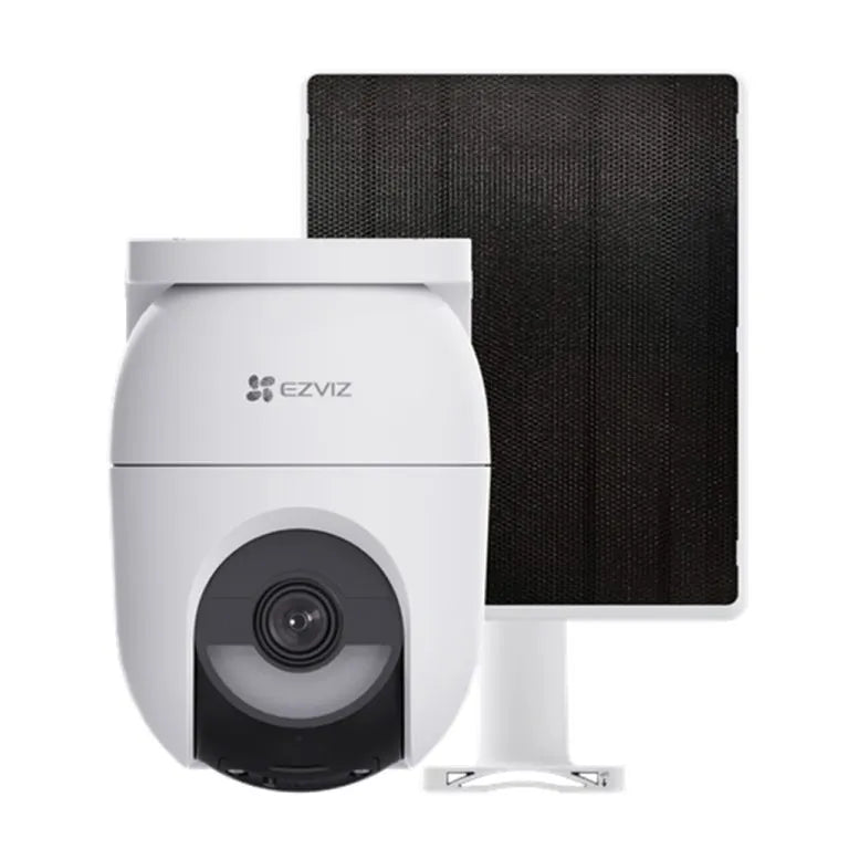 CS-CB8c/SP-R100 : Solar-Powered 2K+ Pan &amp; Tilt Smart Battery Camera Kit