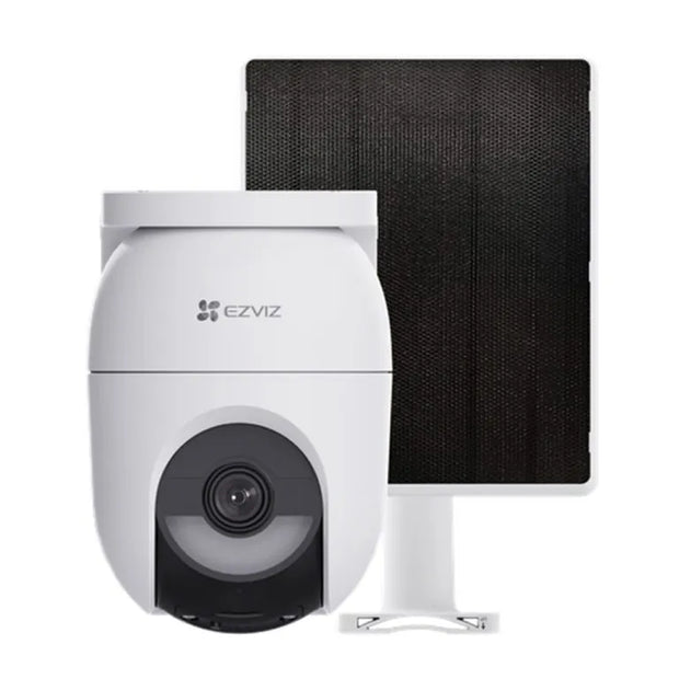 CS-CB8c/SP-R100 : Solar-Powered 2K+ Pan &amp; Tilt Smart Battery Camera Kit