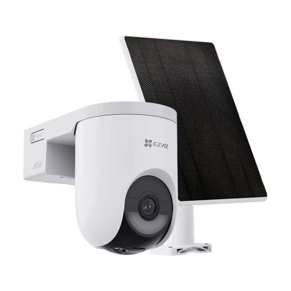 CS-CB8c/SP-R100 : Solar-Powered 2K+ Pan &amp; Tilt Smart Battery Camera Kit