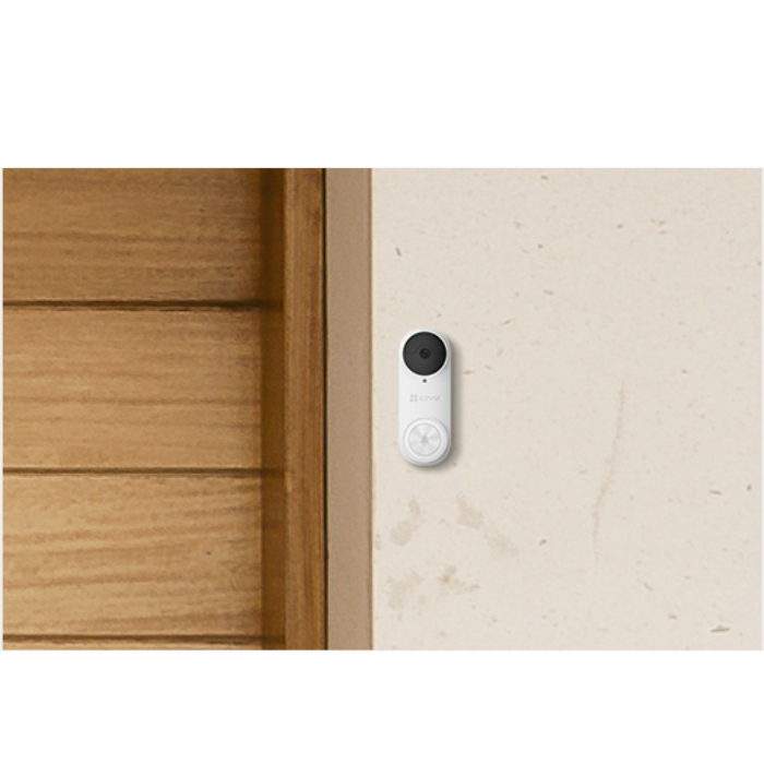 CS-DB2-A0-2C5WPBR : EZVIZ DB2-B Pro 2K⁺ Wire-Free Smart Video Doorbell with Chime