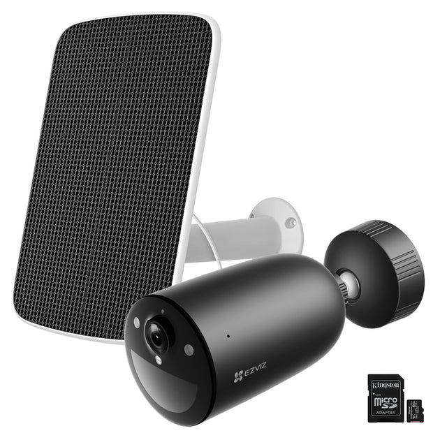 CS-EB3/SP-R200 (3MP) Solar-Powered Smart Battery Security Camera Kit