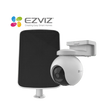 CS-EB8/SP-R100 (3MP Type-C) : EZVIZ EB8 2K Ultra HD 4G Wireless Camera with Solar Panel Kit