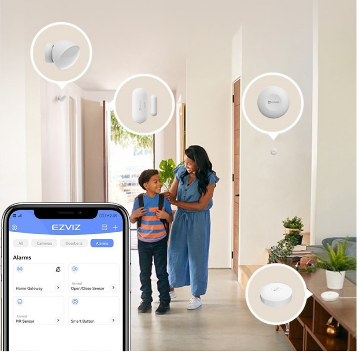 CS-T1C-A0-BG : EZVIZ PIR Motion Sensor for Smart Home Security