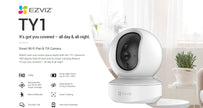 CS-TY1-B0-1G2WF : EZVIZ TY1 Smart Wi-Fi Pan & Tilt Camera (Full HD)
