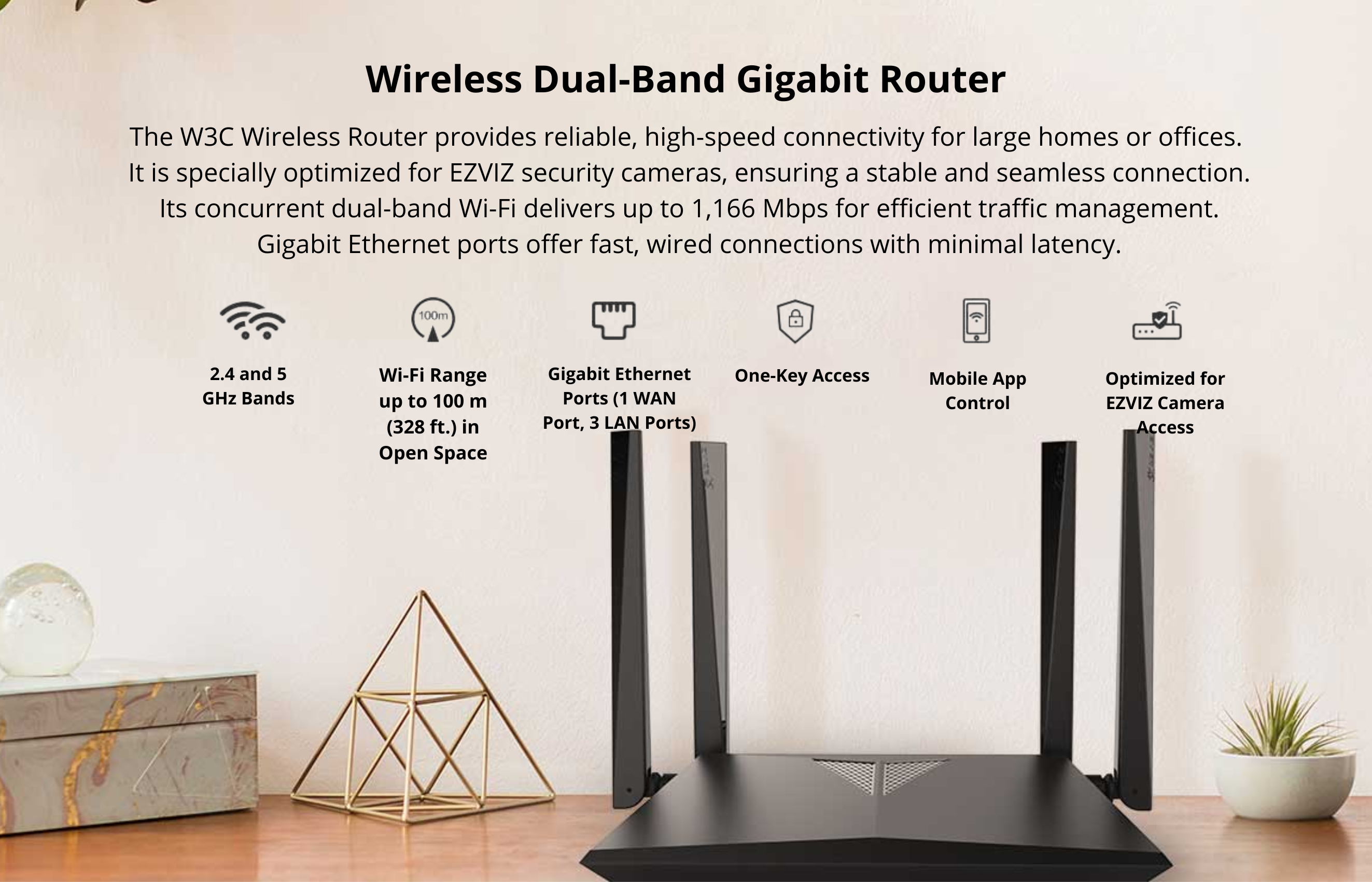 CS-W3C-WD1200G : Wireless Dual-Band Gigabit Router