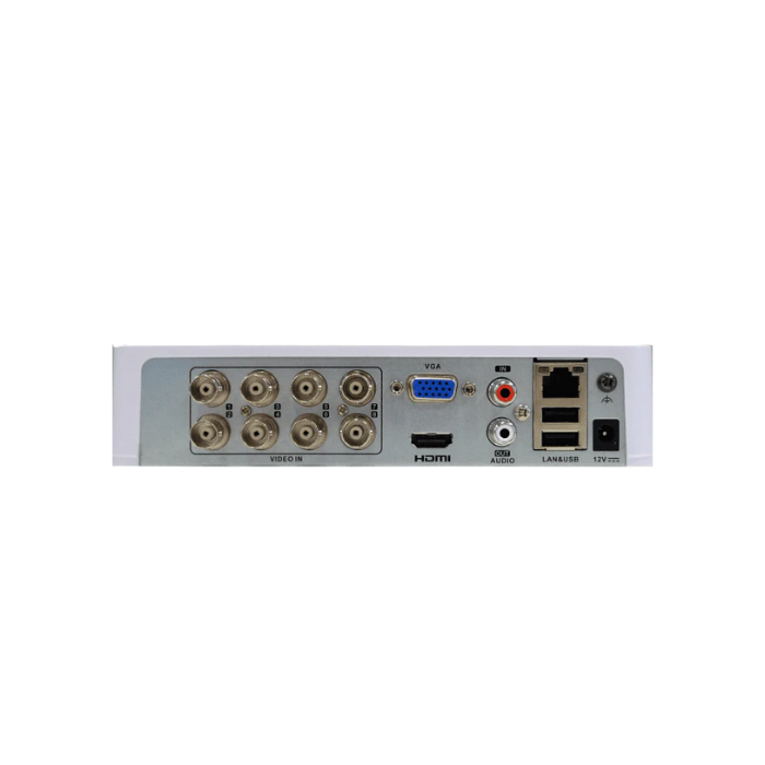 DVR-108G-F1 : 8 Turbo HD    * H.264 & Dual-stream video compression* Support both HD-TVI /analog and AHD cameras withadaptive access