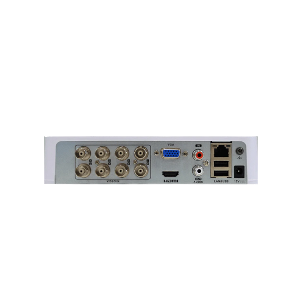 DS-HiLookI-DVR-108G-F1 : Supports HD-TVI/AHD cameras, 1080P recording, and synchronous playback up to 720P.