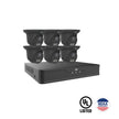 EK-S31P8DLT46T2-BK : Uniview NDAA Dual-Light 8-Channel Surveillance Kit (Black)