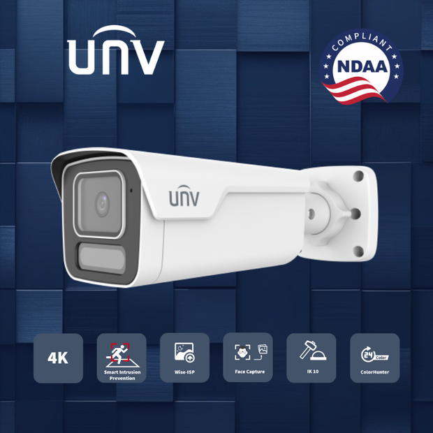 IPC2B18SE-ADF28(40)K-WP-I1 : 8MP WDR OwlView Plus Bullet Network Camera