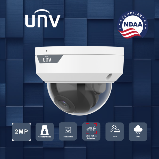 IPC322LB-ADF28(40)K-H : 2MP Fixed IR Dome Network Camera