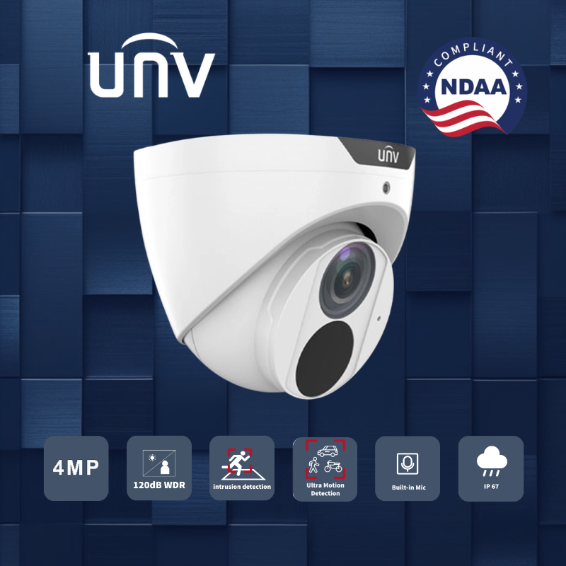 IPC3614SB-ADF28KM-I0 : 4MP LightHunter IR Fixed Eyeball Network Camera with Intelligent Analytics