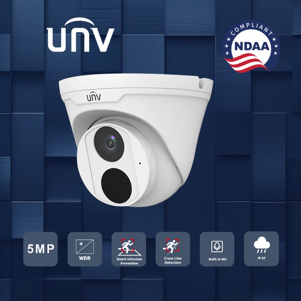 IPC3615SR3-ADF28KM-G : 5MP HD IR Fixed Eyeball Network Camera (USA Version)