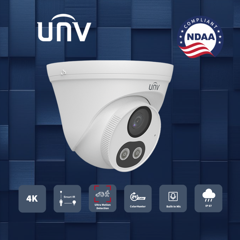 IPC3618LB-ADF28K-DL : 8MP WDR Dual-Light Eyeball Network Camera