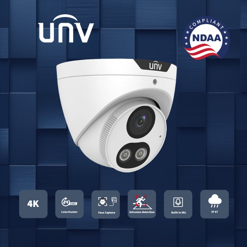 IPC3618SE-ADF28KM-WL-I0 : 8MP HD Intelligent ColorHunter Fixed Eyeball Network Camera