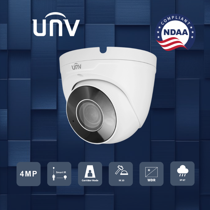 IPC3634ER3-DPZ28 : 4MP WDR Motorized VF Eyeball Network IR Camera