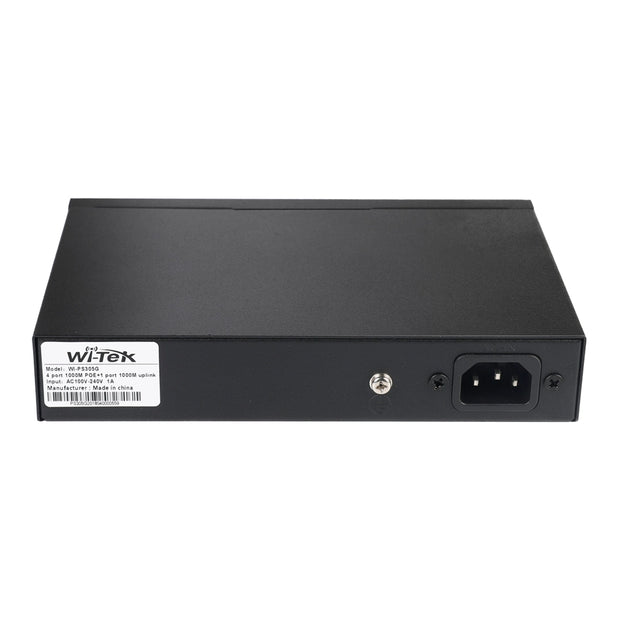 WI-PS305G : 4GE + 2GE Uplink Full Gigabit PoE Switch (65W)