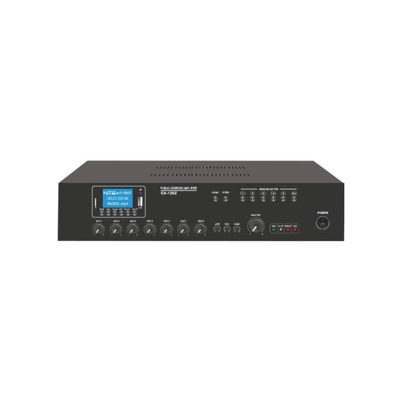 EA-120Z : 5-Zone Mixer Amplifier with USB / SD / FM / Bluetooth