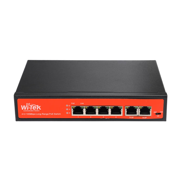 WI-PS305G : 4GE + 2GE Uplink Full Gigabit PoE Switch (65W)