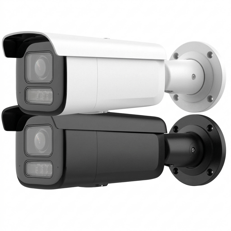 NC328G2-VBZL2U/SRB, 8 MP AcuSense Motorized Varifocal Bullet Camera, Smart Hybrid Light, 120dB True WDR, Built-in Dual-Mic, IP67, IK10