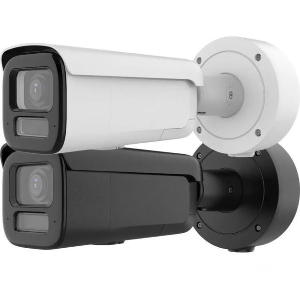 NC348G3-VBZLIU/RB, 8 MP (4K UHD) Motorized Varifocal Smart Hybrid Light Bullet Camera, Active Deterrence, Anti-Corrosion (NEMA 4X), IK10