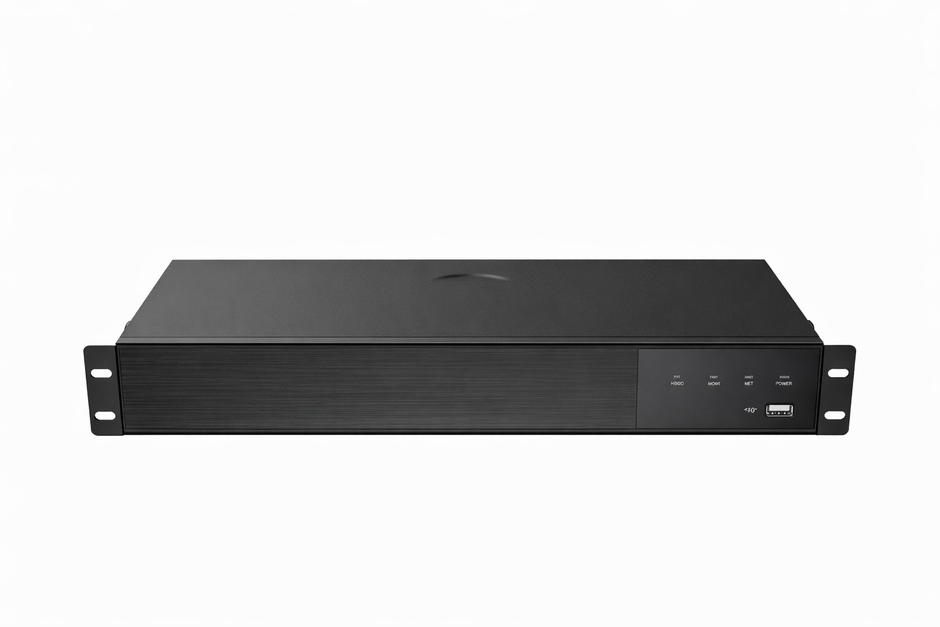 The OCB-L NVR4332K4P24 is a high-capacity, professional-grade Network Video Recorder designed for large-scale security systems.