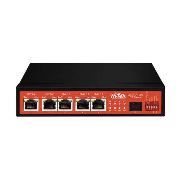 WI-PS306GF-UPS : Outdoor Solar-Powered Gigabit PoE Switch with Integrated UPS