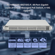 RG-NBS3200-48GT4XS-P : 48-Port Gigabit Layer 2+ Cloud-Managed PoE Switch with 4×10G SFP+