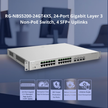 RG-NBS5200-24GT4XS : 24-Port Layer 3 Gigabit Cloud-Managed Switch with 10G Uplink