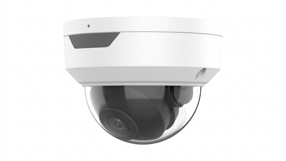 UAC-D128-ADF28MS, 8 MP LightHunter Fixed Dome Camera, TVI/CVI/AHD/CVBS, Built-in Mic, 3D DNR, IP67