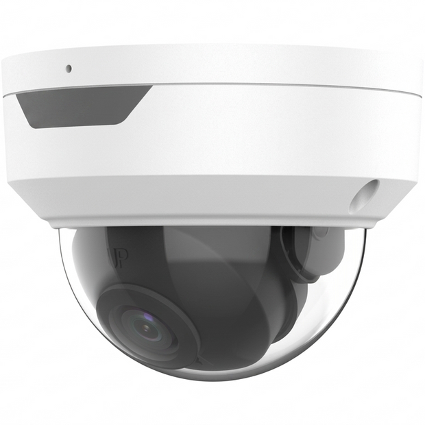 UAC-D128-ADF28MS, 8 MP LightHunter Fixed Dome Camera, TVI/CVI/AHD/CVBS, Built-in Mic, 3D DNR, IP67