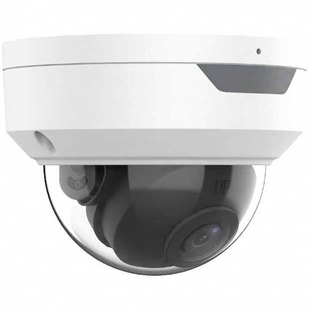 UAC-D128-ADF28MS, 8 MP LightHunter Fixed Dome Camera, TVI/CVI/AHD/CVBS, Built-in Mic, 3D DNR, IP67