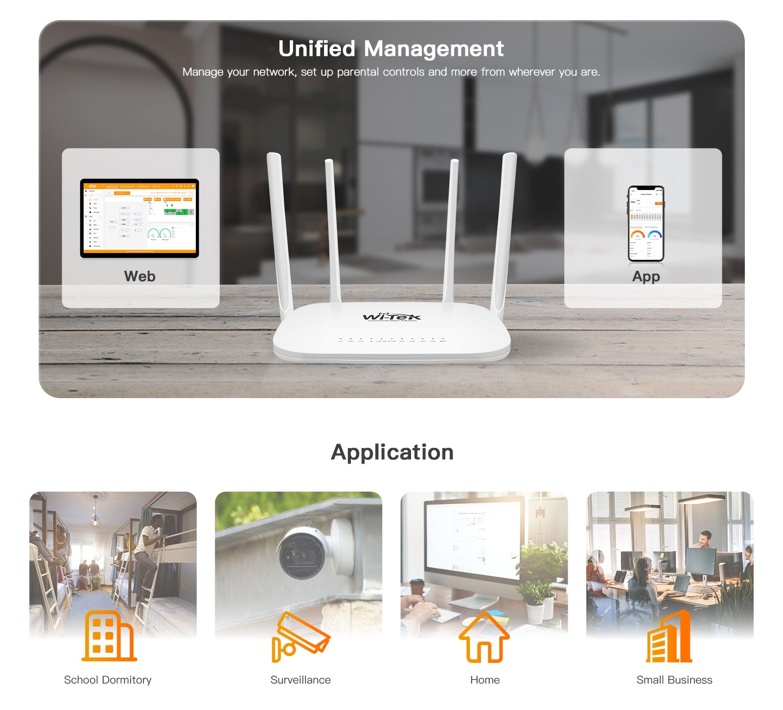 WI-R3: 1200Mbps Dual-Band Wireless Mesh Router with PoE Passthrough