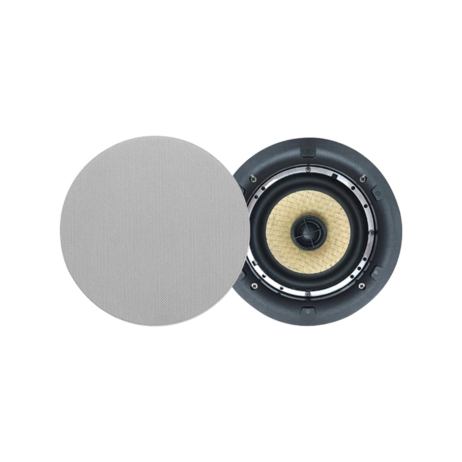 AUX168II : 20W 8Ω Stereo Ceiling Speaker with Wide Dispersion