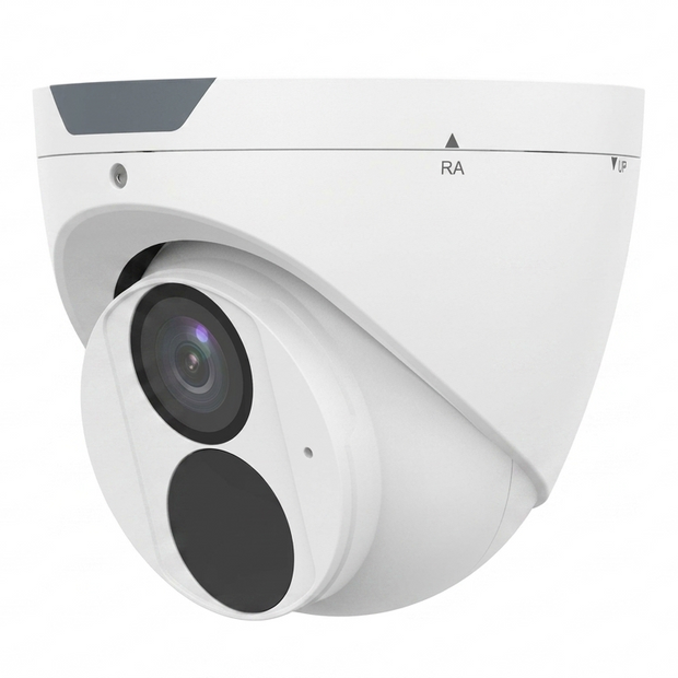IPC3614SR-ADF28KM-H, 4 MP EasyStar Fixed Dome Camera, 120 dB True WDR, Built-in Mic, Smart IR 30 m, MicroSD 512 GB, PoE, IP67