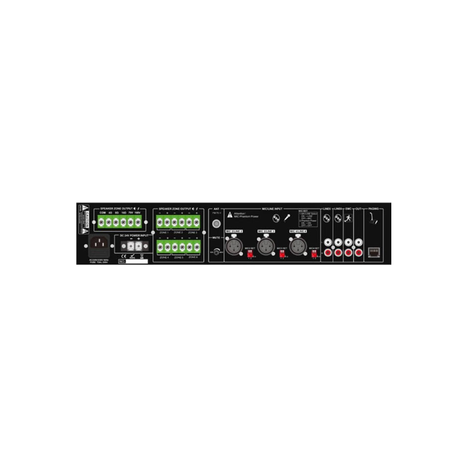 DA-350MW : Wi-Fi Internet Streaming 6-Zone Mixer Amplifier with Bluetooth, USB, MP3 & FM