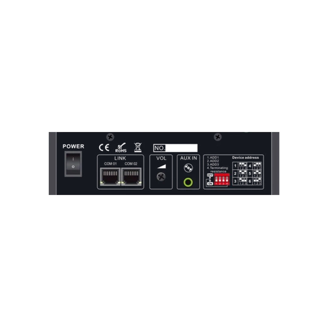 PA-2500RM : 2 Zone Remote Paging Microphone for PA-2500 Series Amplifiers
